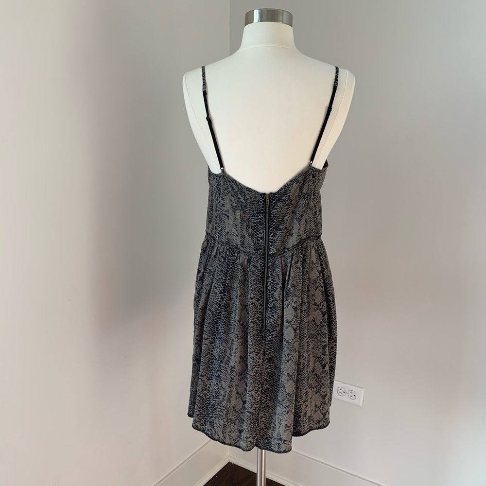 Aritzia Wilfred Python Snake Print Silk Dress - image 4